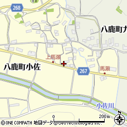 兵庫県養父市八鹿町小佐145周辺の地図