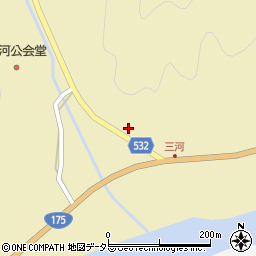 京都府福知山市大江町三河294周辺の地図