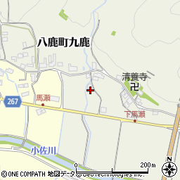 兵庫県養父市八鹿町九鹿1275周辺の地図