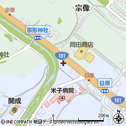鳥取県米子市日原360周辺の地図