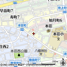 岐阜県岐阜市本荘町周辺の地図