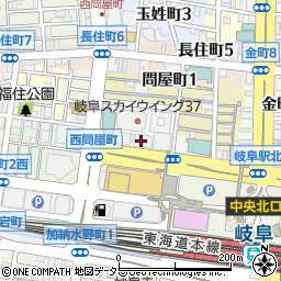 株式会社ナガセビューティケア岐阜オフィス周辺の地図