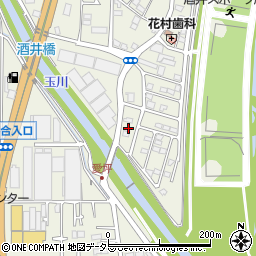 酒井三田公園周辺の地図