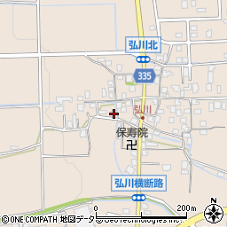 滋賀県高島市今津町弘川384周辺の地図