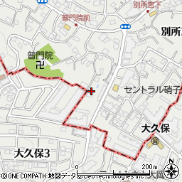 神奈川県横浜市南区別所4丁目2周辺の地図