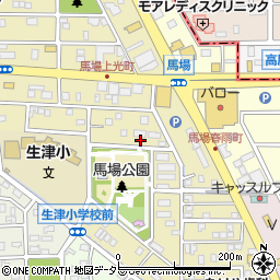 岐阜県瑞穂市馬場上光町周辺の地図