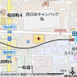 ホームセンターコーナン岐阜店周辺の地図
