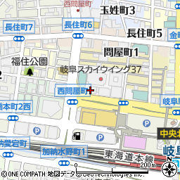 株式会社大林組　岐阜営業所周辺の地図