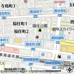 岐阜県岐阜市新栄町29周辺の地図