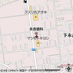 千葉県茂原市下永吉354周辺の地図