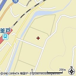 釜戸コミュニティーセンター周辺の地図