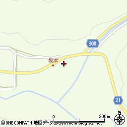 鳥取県東伯郡三朝町坂本1434周辺の地図