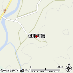 兵庫県豊岡市但東町後周辺の地図