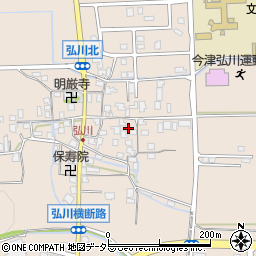 滋賀県高島市今津町弘川443周辺の地図