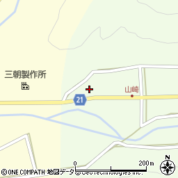 鳥取県東伯郡三朝町坂本1315周辺の地図