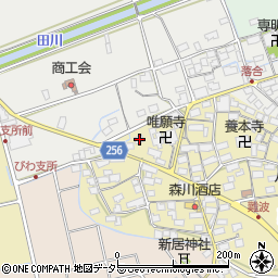 滋賀県長浜市難波町416-2周辺の地図