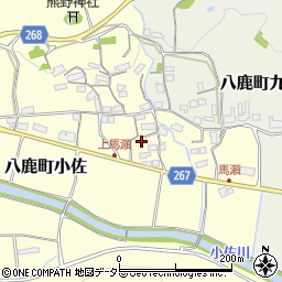 兵庫県養父市八鹿町小佐155周辺の地図