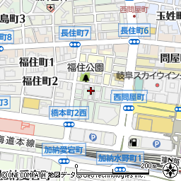 岐阜県岐阜市新栄町15周辺の地図