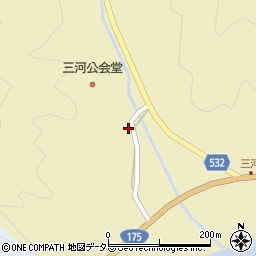 京都府福知山市大江町三河423周辺の地図