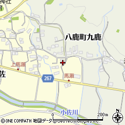 兵庫県養父市八鹿町小佐20周辺の地図