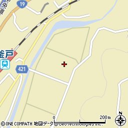 瑞浪市役所　釜戸公民館周辺の地図