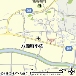 兵庫県養父市八鹿町小佐311周辺の地図