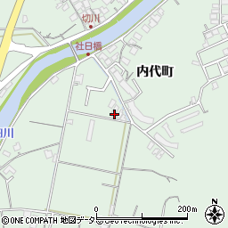 島根県安来市切川町内代町1291周辺の地図