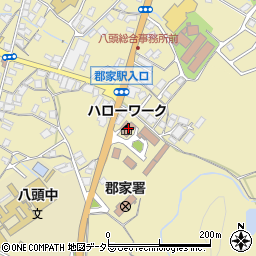 鳥取県八頭庁舎　八頭県土整備事務所所長周辺の地図