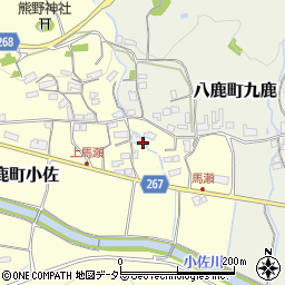 兵庫県養父市八鹿町小佐30周辺の地図
