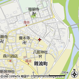 滋賀県長浜市難波町215周辺の地図