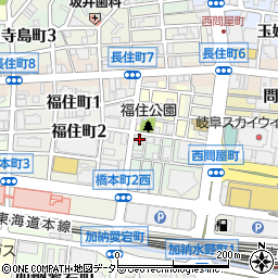 岐阜県岐阜市新栄町26周辺の地図