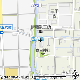 熊沢材木店周辺の地図