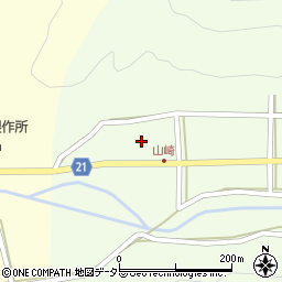 鳥取県東伯郡三朝町坂本1322周辺の地図