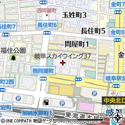 十六銀行岐阜駅前出張所周辺の地図