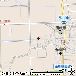 滋賀県高島市今津町弘川386周辺の地図
