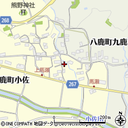 兵庫県養父市八鹿町小佐31周辺の地図