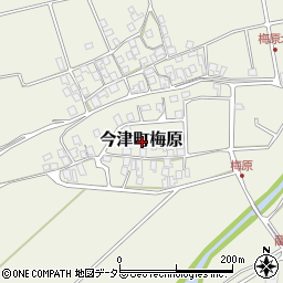 滋賀県高島市今津町梅原周辺の地図