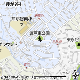 渡戸東公園周辺の地図
