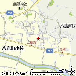 兵庫県養父市八鹿町小佐158周辺の地図