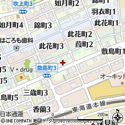 岐阜日石株式会社　敷島町サービスステーション周辺の地図