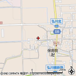 滋賀県高島市今津町弘川393周辺の地図