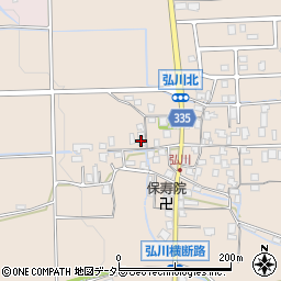 滋賀県高島市今津町弘川397周辺の地図