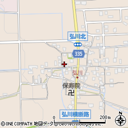 滋賀県高島市今津町弘川398周辺の地図