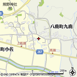 兵庫県養父市八鹿町小佐25周辺の地図
