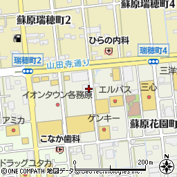 フロレスタ イオンタウン各務原店周辺の地図