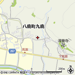 兵庫県養父市八鹿町九鹿1345周辺の地図