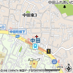 中田駅前泉クリニック(透析専門)周辺の地図