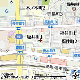岐阜県教販周辺の地図