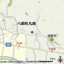 兵庫県養父市八鹿町九鹿1341周辺の地図
