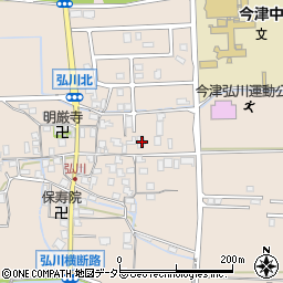 滋賀県高島市今津町弘川543周辺の地図